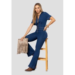 Enterizo Largo Mujer Azul Medio Mp 112371