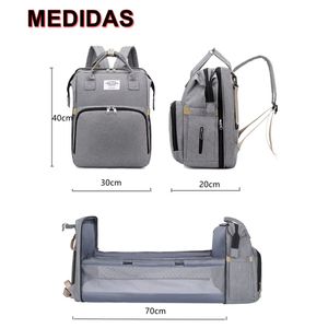 Pañalera Lisa Con Cambiador Y Conector Usb Gis