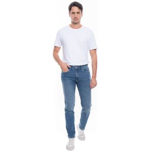 Fremont/Regular Fit Jeans Tono Medio Con Desgastes