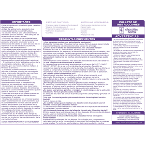 Alisante keratina Plex paso 2 450ml cabellos decolorados CHOCOLISS HERBAL