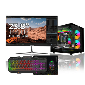 Computador Gamer Janus Ryzen 5 5600GT SSD 512 GB M2 RAM 16GB MONITOR JANUS IPS 23.8" 144HZ Fuente 400W Windows Preinstalado