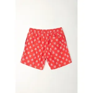 Pantaloneta de baño estampado pulpos para hombre