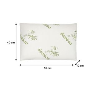 Almohada De Espuma Viscoelástica De Bambu Con Forro