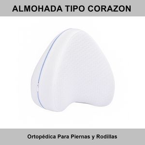 Cojín Almohada Ortopédica Para Piernas Corazon Suave