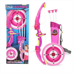 Juguete Arco De Tiro Al Blanco Con Luz Flechas Y Estuche