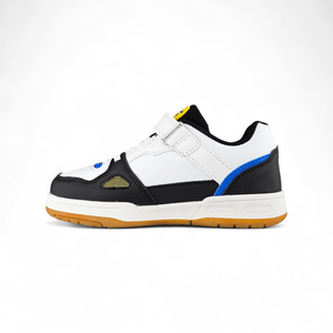 Tenis Velcro Niño Blanco Negro Titinos