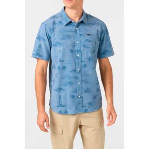 Camisa Manga Corta Relaxed Fit Traveler Traverse Upf 50 Hombre