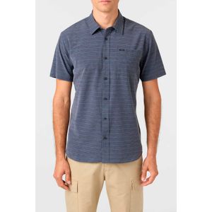 Camisa Manga Corta Standard Fit Traveler Traverse Stripe Upf 50 Hombre