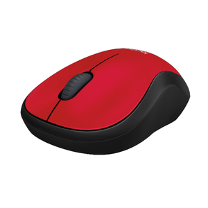 Mouse Óptico Inalámbrico USB Logitech M185 · Win Mac Linux - ROJO