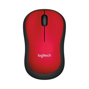 Mouse Óptico Inalámbrico USB Logitech M185 · Win Mac Linux - ROJO