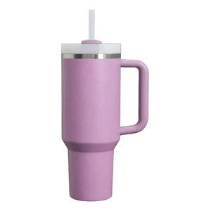 Termo Vaso Conserva Temperatura 1.2 L Acero Inoxidable Con Pitillo Lila Innovo Flask