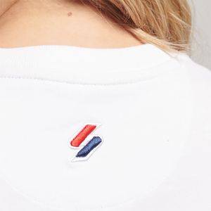 Camiseta Manga Corta Para Mujer Code Graphic Tiny Tee Superdry