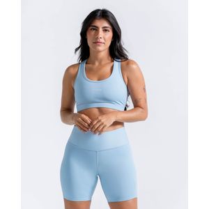 Top Deportivo,  Color Azul Claro Para Mujer