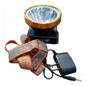 Linterna Minera Recargable Ajustable 1+12 Leds 18w