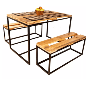 Comedor Palet - Estibas - Estructura En Acero Promo