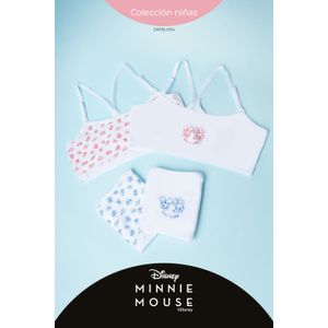 Top para niña coleccion paquete x2 disney en algodón