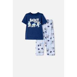 Pijama de Bluey multicolor de pantalón largo para niño 2T a 6T