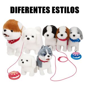 Perro Peluche Interactivo Repite Voz Correa Juguete Niños