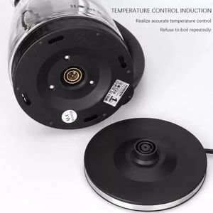 Jarra Hervidor Tetera Vidrio De Agua Apagado Automatico 2L Raf