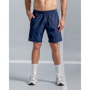 Pantaloneta Con Detalles En Contraste,  Color Azul Oscuro  Para Hombre