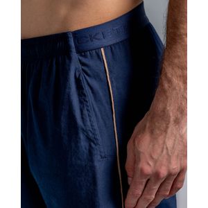 Pantaloneta Con Detalles En Contraste,  Color Azul Oscuro  Para Hombre