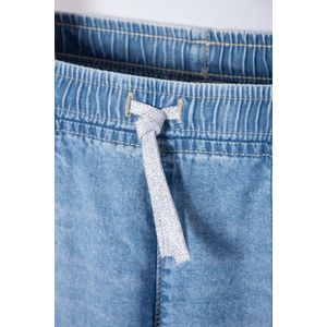 Jean de Littlemic con cordón azul para niña 2T a 5T