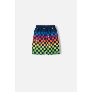 Pantaloneta de baño Mic multicolor con pretina elástica para niño