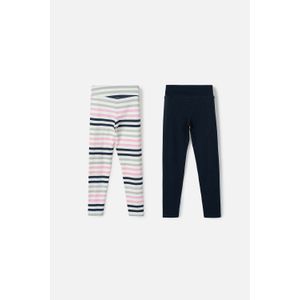 Pack X2 Leggins de mic multicolor para niña