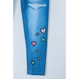 Leggins de Mic azul para niña