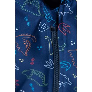 Chaqueta LittleMic azul con capucha para bebé niño