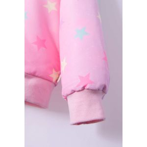 Chaqueta de Mic con cierre y capucha multicolor para niña