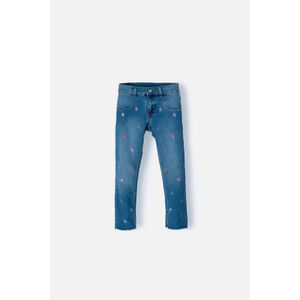 Jean de Little Mic indigo medio para niña