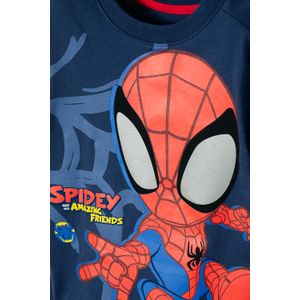 Camiseta de Spider-man manga corta azul para niño