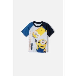 Camiseta de  Minions multicolor manga corta para niño 2T a 5T