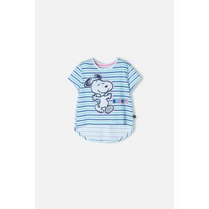 Camiseta de Snoopy multicolor cuello redondo para niña
