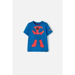 Camiseta de Spidey and his amazing friends azul manga corta para niño 2T a 5T