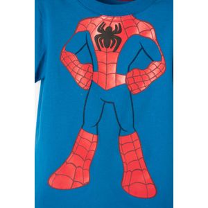 Camiseta de Spidey and his amazing friends azul manga corta para niño 2T a 5T