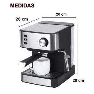 Cafetera Espresso Sokany Acero Inoxidable 1.5L