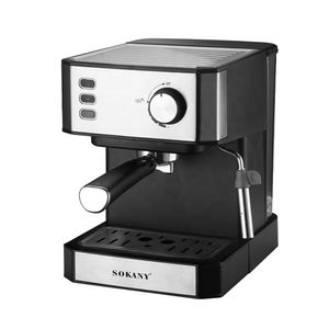 Cafetera Espresso Sokany Acero Inoxidable 1.5L