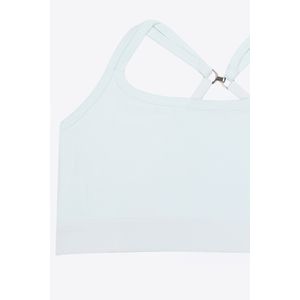 Top con tirantes delgados para niña en algodón paquete x2