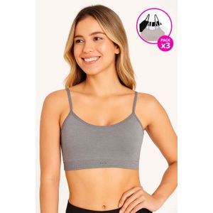 Top seamless sin costuras laterales paquete x3
