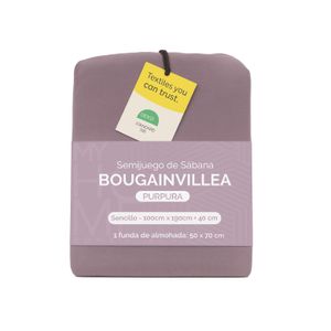 Semijuego Sábana Bougainvillea – Purpura