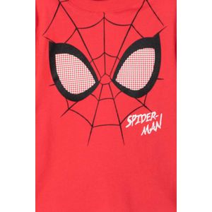 Camiseta de Spider-man estampada roja para niño de 2T a 5T