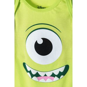 Body de Monster University de manga corta verde para bebé niño