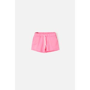 Short de mic con cordón rosado para niña