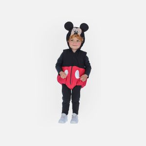 Conjunto de Mickey Mouse x3 prendas negro para bebé niño
