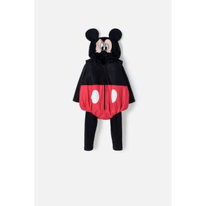 Conjunto de Mickey Mouse x3 prendas negro para bebé niño