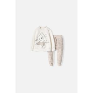 Conjunto de Winnie The Pooh con pantalón marfil para bebé niña