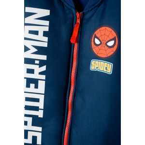 Chaqueta de Spider-man con cierre azul para niño