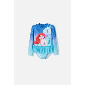 Vestido de baño de La Sirenita manga larga multicolor para niña 2T a 5T